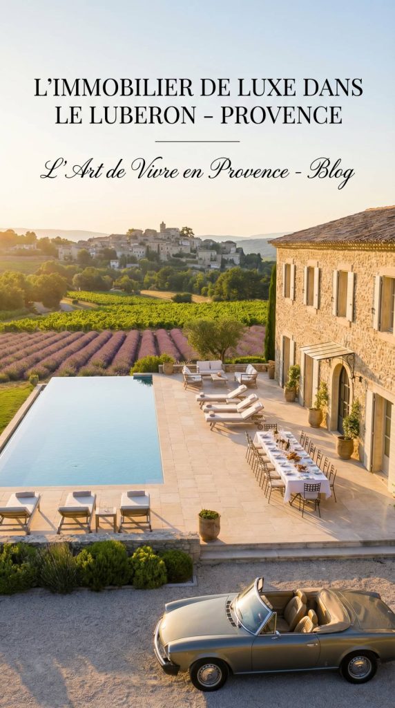 Immobilier haut de gamme : découvrir le Luberon