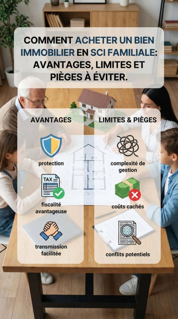 Comment acheter un bien immobilier en SCI familiale : avantages, limites et pièges à éviter