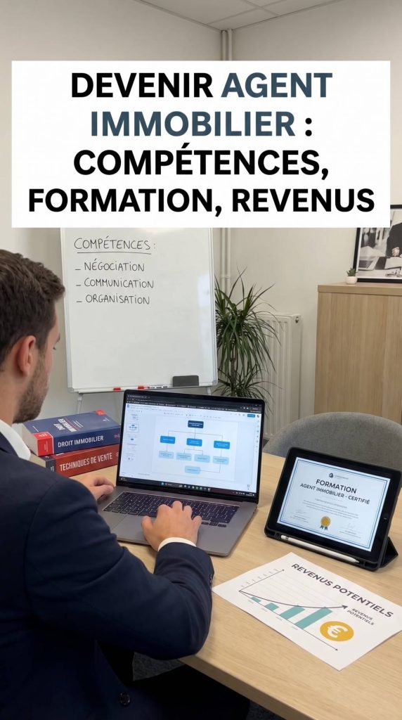 Devenir négociateur immobilier : les compétences, formations et revenus à connaître
