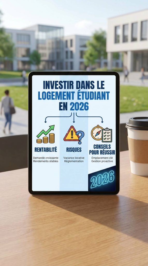 Investir dans une résidence étudiante en 2026 : rentabilité, risques et conseils pour réussir